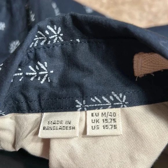 SELECTED HOMME.Men organic cotton,shirt Small & Medium,Blue short sleeve,,reg 75 - Picture 9 of 10